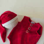 Newborn Christmas Outfit, Newborn Santa Claus Outfit, Christmas Newborn Outfit, Newborn Photography Props, Newborn Christmas Photo Outfit