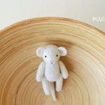 Newborn Photography Felt Toy, Felted Animals Photo Props, Felt Stuffed Teddy Bear Newborn Photo Props, Felt Bunny Newborn photography props