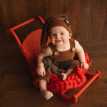 Newborn Wooden Sleigh, Newborn Red Sled, Newborn Sleigh Photo Prop, Newborn Photography Props, Christmas Newborn Photo Props