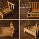 Newborn Photography Bed, Real Wood Newborn Bed Prop, Newborn Photography Props, Newborn Wooden Bed, Newborn Photo Prop, Newborn Chair Prop