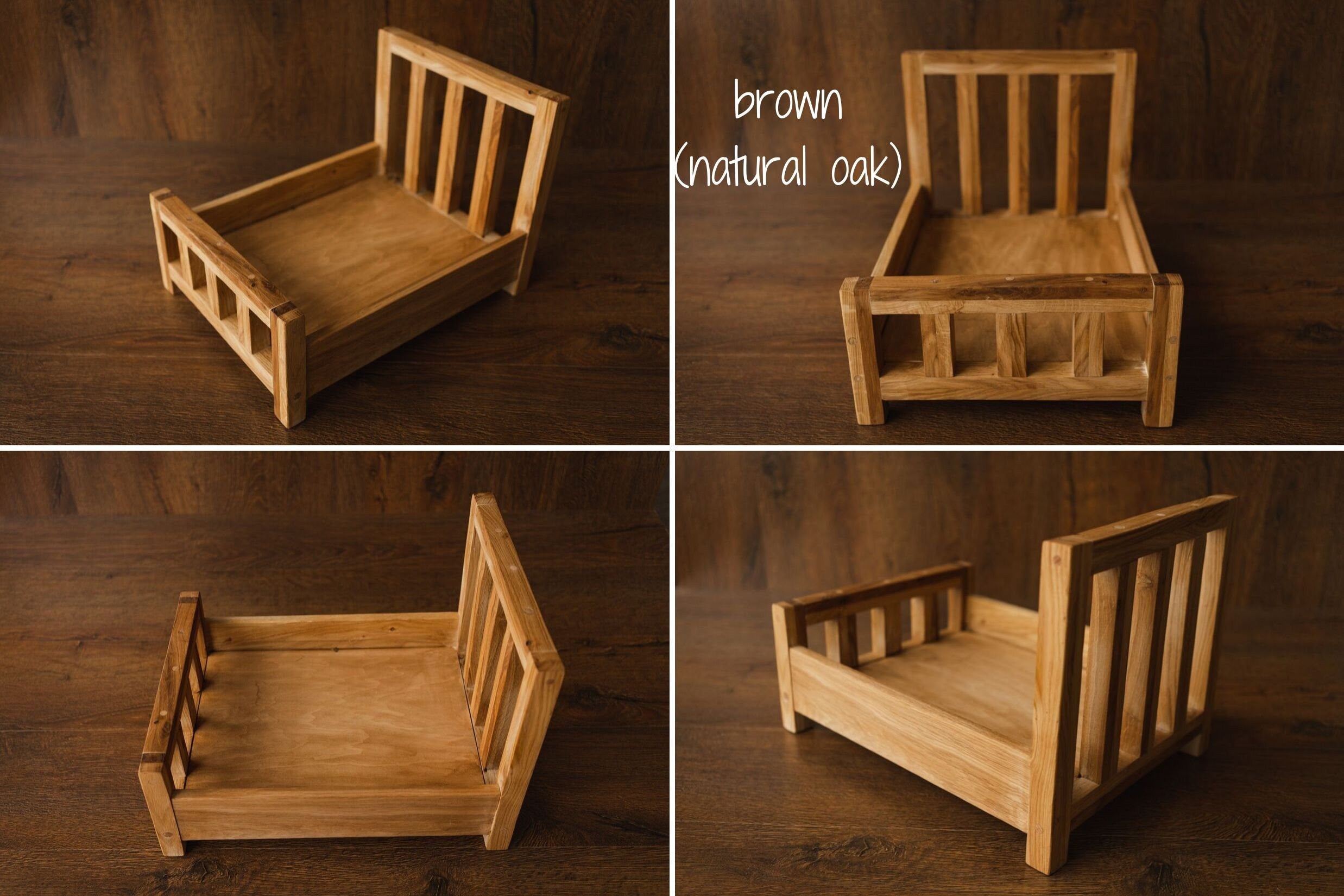 Newborn Photography Bed, Real Wood Newborn Bed Prop, Newborn Photography Props, Newborn Wooden Bed, Newborn Photo Prop, Newborn Chair Prop