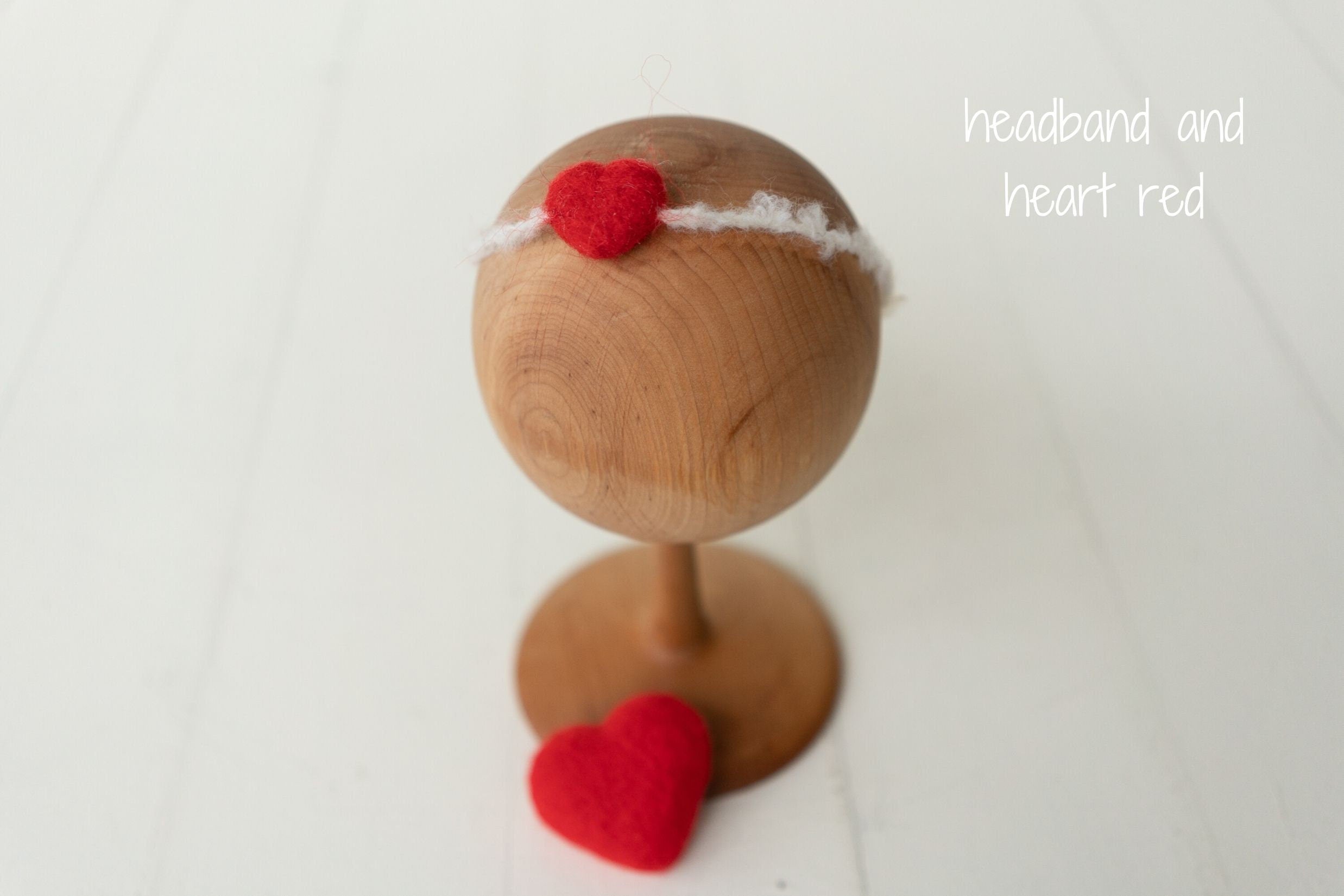 Rainbow Felted Heart Toy, Rainbow Felted Wool Headband, Newborn photography prop, Newborn Rainbow photo props, Newborn Rainbow Heart Props