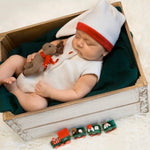 Newborn Christmas Outfit, Newborn Santa Claus Outfit, Christmas Newborn Outfit, Newborn Photography Props, Newborn Christmas Photo Outfit