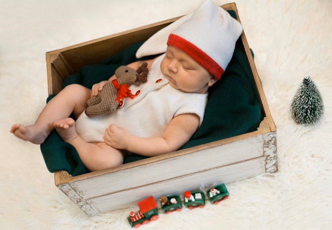 Newborn Christmas Outfit, Newborn Santa Claus Outfit, Christmas Newborn Outfit, Newborn Photography Props, Newborn Christmas Photo Outfit