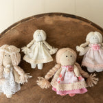 Newborn Girl Small Doll Toy, Fabric Doll for Baby, Fabric Dolls Handmade, Newborn Photography Props, Sitters Photography Props