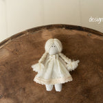 Newborn Girl Small Doll Toy, Fabric Doll for Baby, Fabric Dolls Handmade, Newborn Photography Props, Sitters Photography Props