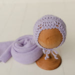 Newborn Knitted Pants and Bonnet Set, Newborn Knitted Outfit, Newborn Knitted Wrap, Newborn photography props, Newborn Knitted Bonnet Hat