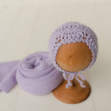 Newborn Knitted Pants and Bonnet Set, Newborn Knitted Outfit, Newborn Knitted Wrap, Newborn photography props, Newborn Knitted Bonnet Hat