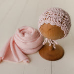 Newborn Knitted Pants and Bonnet Set, Newborn Knitted Outfit, Newborn Knitted Wrap, Newborn photography props, Newborn Knitted Bonnet Hat