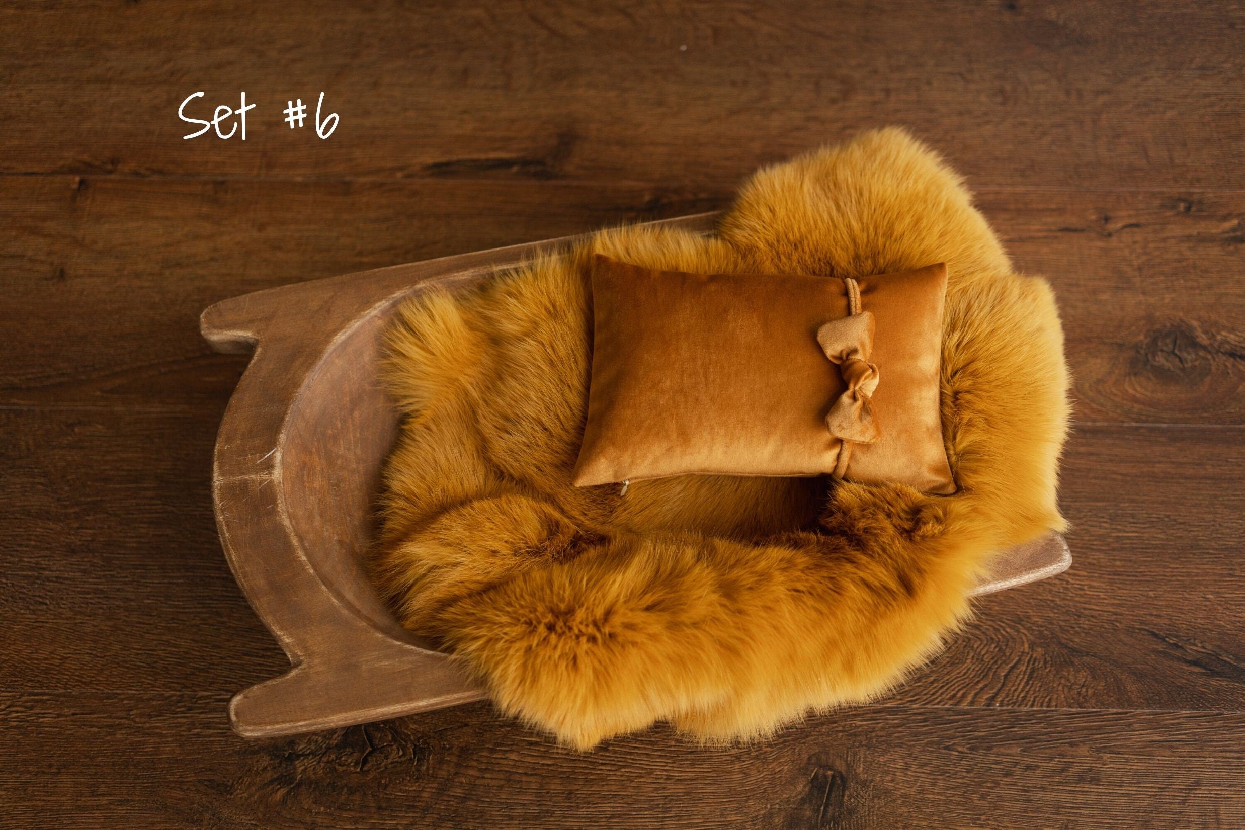 Mustard Newborn Photography Props Set,Newborn Merino Wool Blanket,Newborn Knitted Wrap and Bonnet set,Newborn Posing Pillow,Newborn Outfit