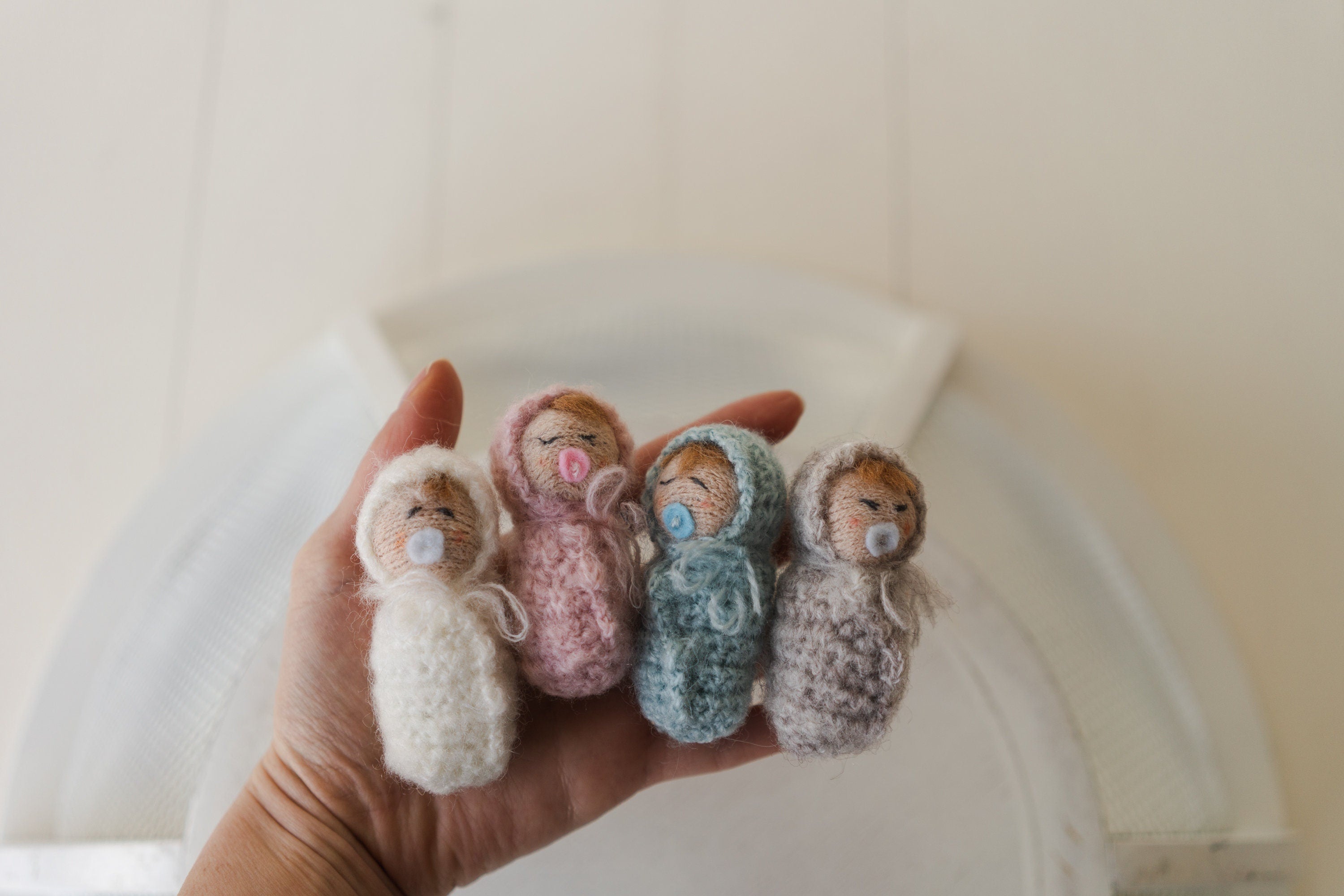 Newborn Baby Doll Toy,Newborn Photography Props,Newborn Knitted Toy,Small Knitted Doll Girl,Newborn Toy Props,Newborn Girl Small Doll Toy