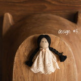 Newborn Girl Small Doll Toy, Fabric Doll for Baby, Fabric Dolls Handmade, Newborn Photography Props, Sitters Photography Props
