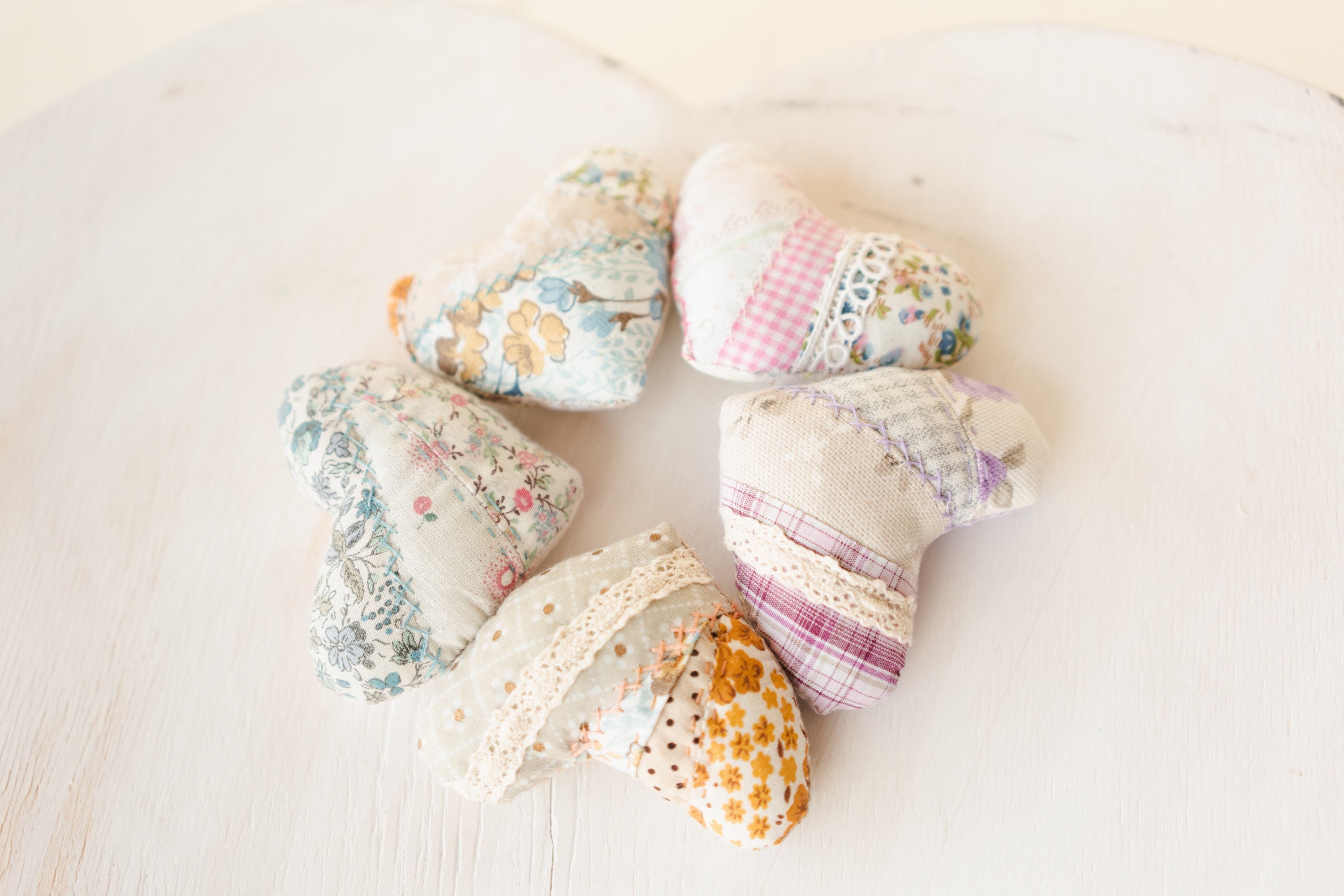 Newborn Patchwork Heart Toy,Newborn Heart Photo Prop,Newborn Photography Props,Newborn Props for Photography,Newborn Fabric Patch Work Layer