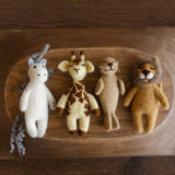 Newborn Felted Animal Toy for Photography, Newborn Felted Lion Toy, Newborn Felted Giraffe Toy,Newborn Felted Horse Toy, Newborn Felted Seal