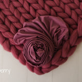 Soft stretchy newborn posing fabric wrap – photo prop for baby sessions