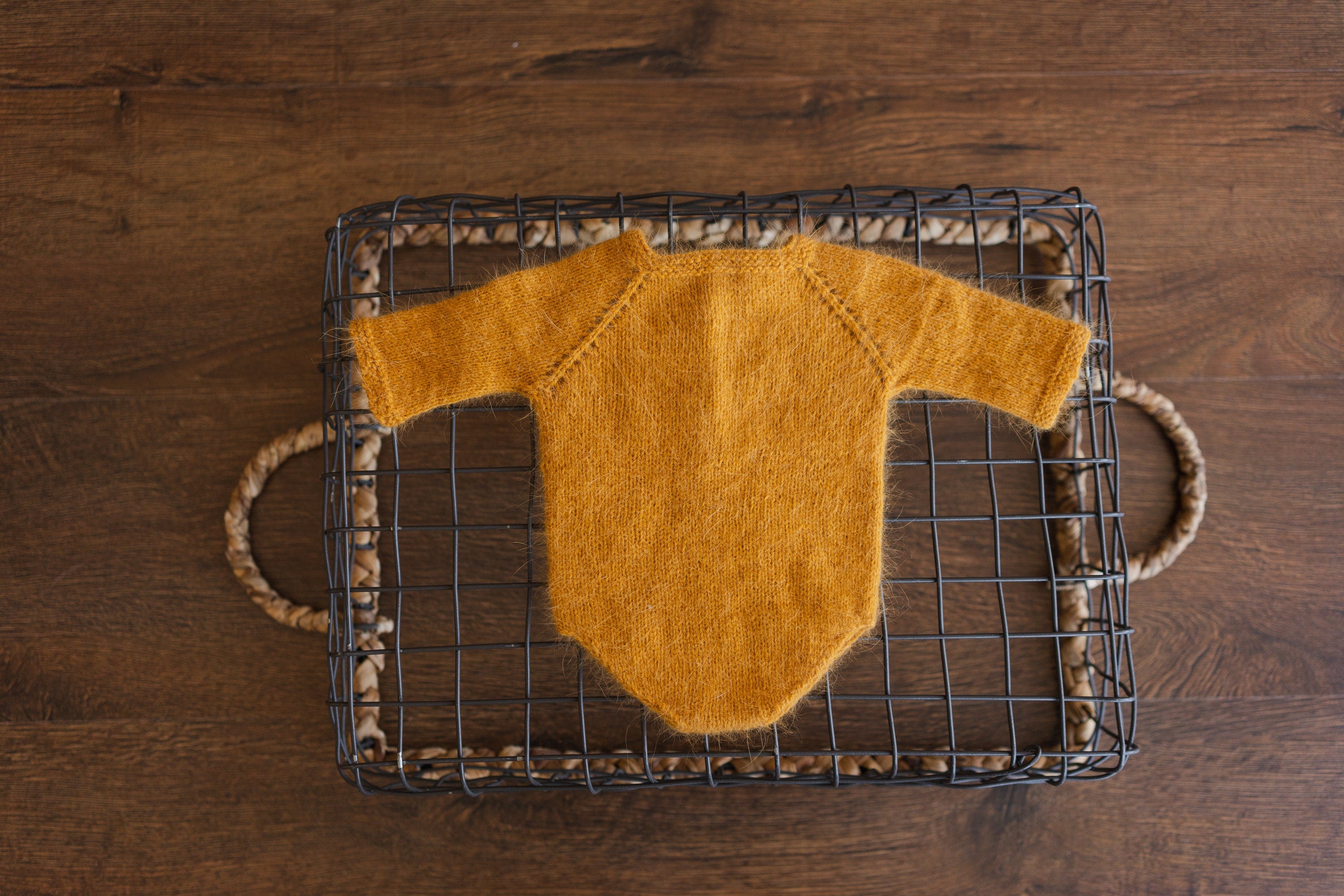 Mustard Newborn Photography Props Set,Newborn Merino Wool Blanket,Newborn Knitted Wrap and Bonnet set,Newborn Posing Pillow,Newborn Outfit