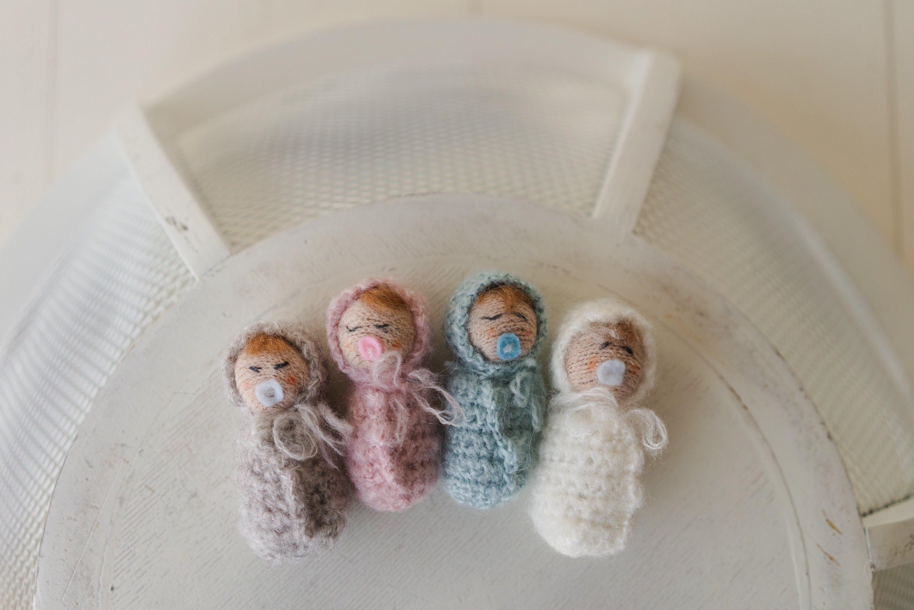 Newborn Baby Doll Toy,Newborn Photography Props,Newborn Knitted Toy,Small Knitted Doll Girl,Newborn Toy Props,Newborn Girl Small Doll Toy