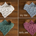 Soft hand-knitted newborn layer with tiny pom-poms — delicate wool prop ideal for baskets, wraps, or layered newborn photography setups.