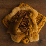 Newborn Photo Props Set, Newborn Merino Wool Blanket, Newborn Posing Pillow, Newborn Photography Props, Newborn Posing Fabric Wrap