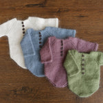 Newborn Romper Outfit, Newborn Outfit for Boy, Newborn Girl Romper, Newborn Knitted Outfit Girl, Newborn Photography props, Baby shower gift