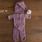 Newborn Tights Outfit Set,Knit Wool Tights for Newborn,Newborn Sleep Hat,Newborn Knitted Outfit,Newborn Photography props,Newborn Romper Boy