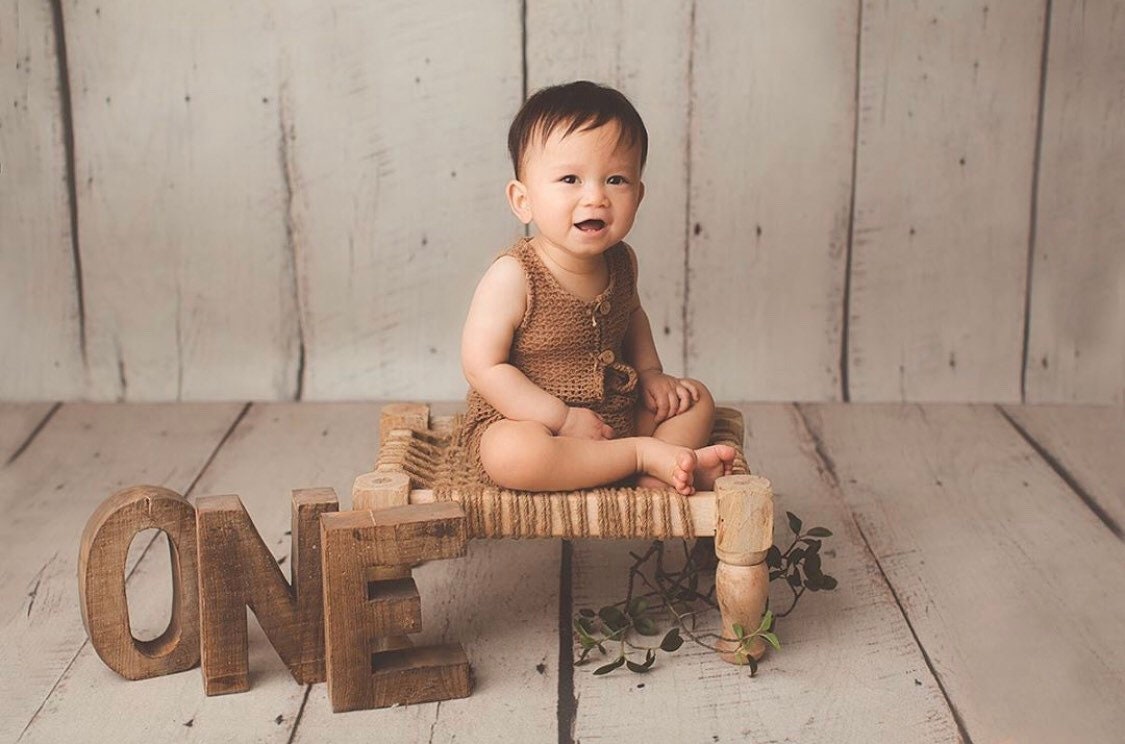 Wooden ONE Sign for First Birthday Decor,1st Birthday One Sign Party Decor for Baby Toddler Birthday,ONE Photo Prop,Personalized Wood Sign