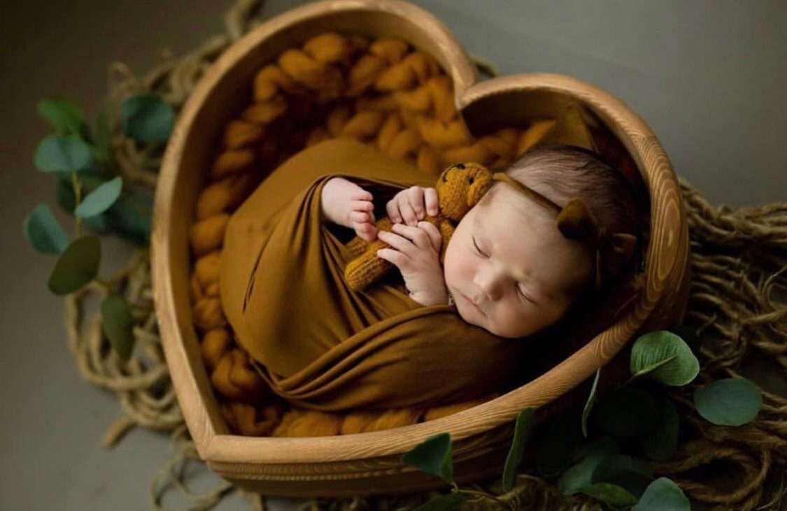 Newborn Photo Props Set, Newborn Merino Wool Blanket, Newborn Posing Pillow, Newborn Photography Props, Newborn Posing Fabric Wrap