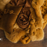 Newborn Photo Props Set, Newborn Merino Wool Blanket, Newborn Posing Pillow, Newborn Photography Props, Newborn Posing Fabric Wrap