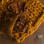 Newborn Photo Props Set, Newborn Merino Wool Blanket, Newborn Posing Pillow, Newborn Photography Props, Newborn Posing Fabric Wrap