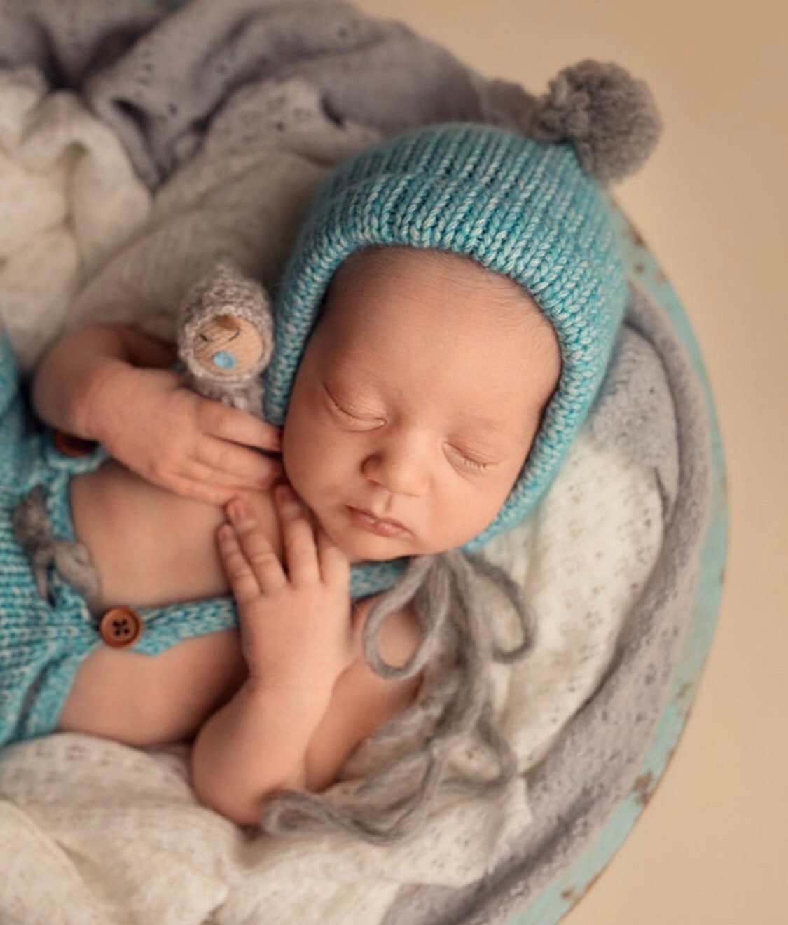 Newborn Baby Doll Toy,Newborn Photography Props,Newborn Knitted Toy,Small Knitted Doll Girl,Newborn Toy Props,Newborn Girl Small Doll Toy