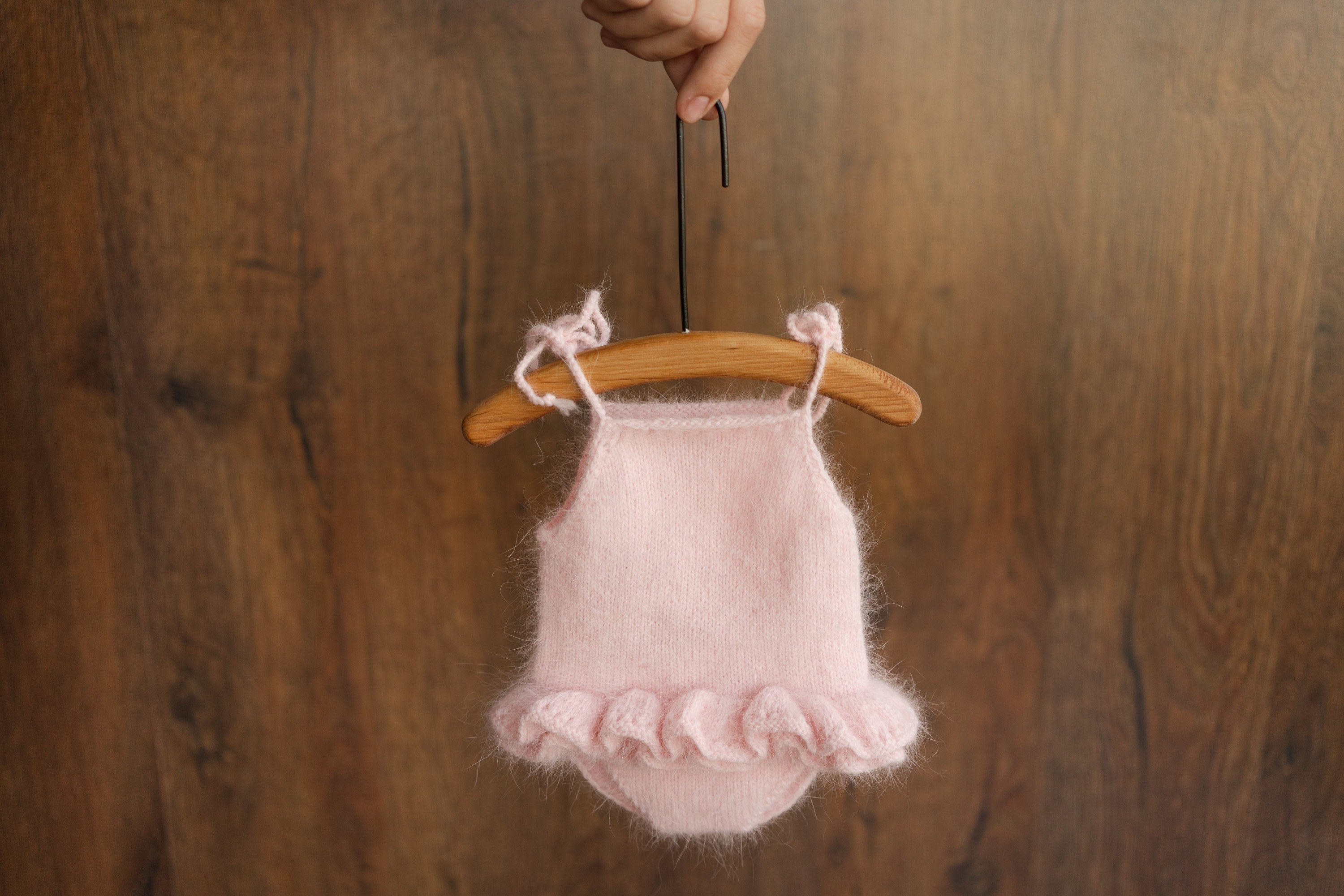 Newborn Girl Knitted Romper and Headband,Newborn Romper Girl,Newborn Girl Outfit,Newborn Photography Props,Newborn Knitted Outfit Baby Girl
