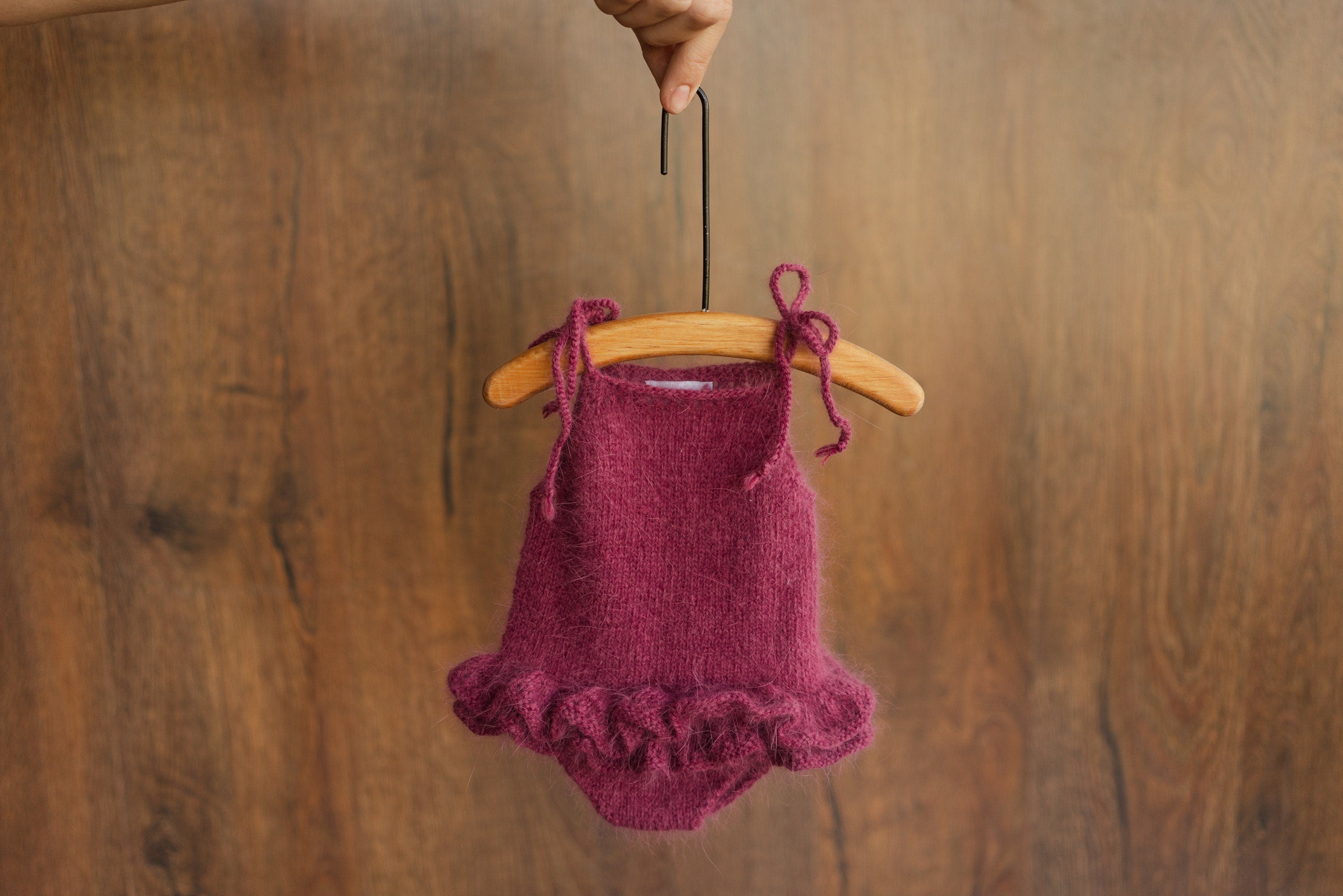 Newborn Girl Knitted Romper and Headband,Newborn Romper Girl,Newborn Girl Outfit,Newborn Photography Props,Newborn Knitted Outfit Baby Girl