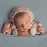 Newborn Baby Doll Toy,Newborn Photography Props,Newborn Knitted Toy,Small Knitted Doll Girl,Newborn Toy Props,Newborn Girl Small Doll Toy