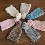 Newborn Pompom Hat, Newborn Photography props, Newborn Knitted Hat, Newborn Knitted Outfit, Baby Pom Pom Hat, Newborn Merino Wool Hat