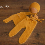 Newborn Tights Outfit Set,Knit Wool Tights for Newborn,Newborn Sleep Hat,Newborn Knitted Outfit,Newborn Photography props,Newborn Romper Boy