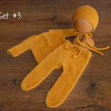 Newborn Tights Outfit Set,Knit Wool Tights for Newborn,Newborn Sleep Hat,Newborn Knitted Outfit,Newborn Photography props,Newborn Romper Boy