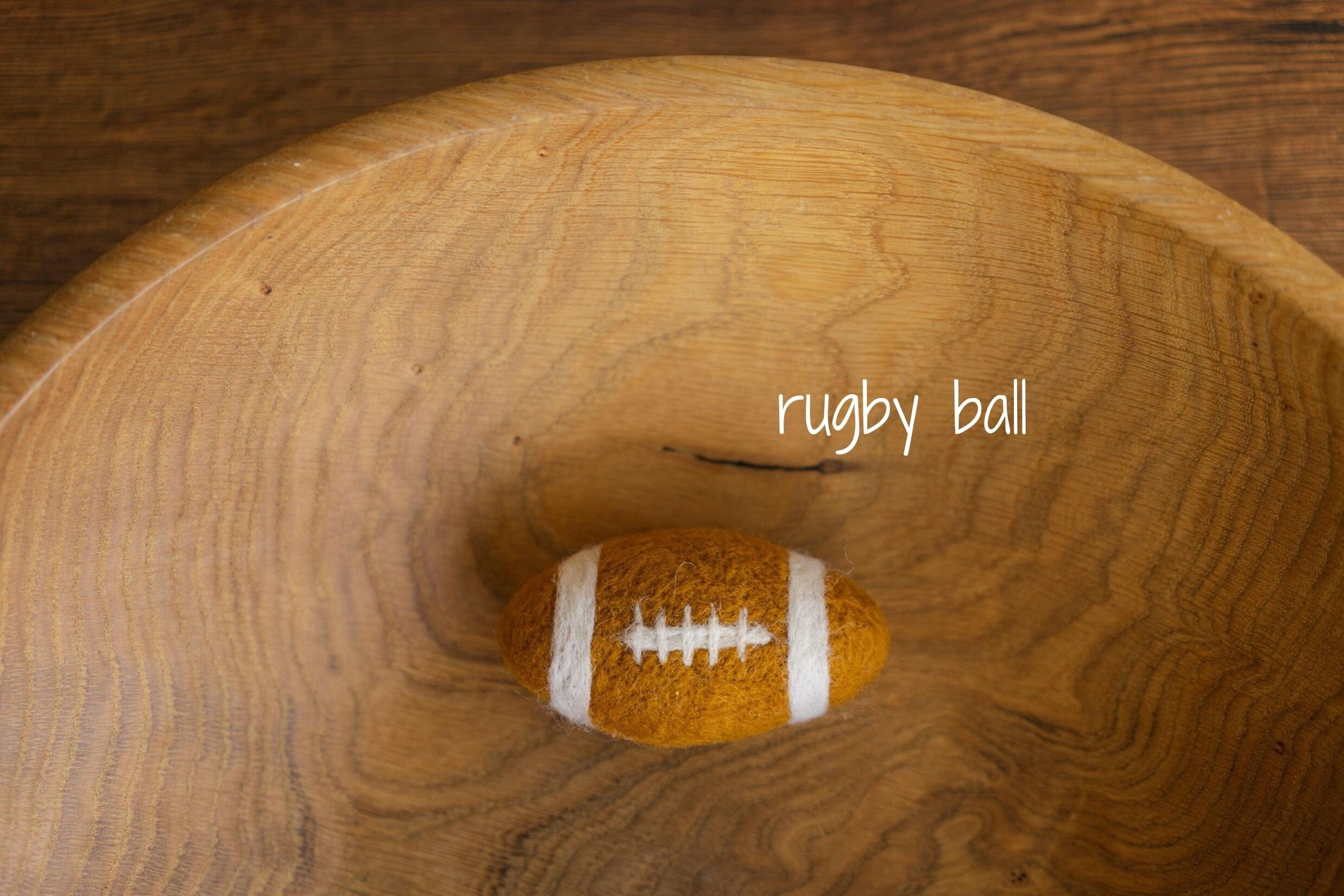 Felt Newborn Sports Props: Football, Rugby and Baseball Toys for Newborn Photography Props