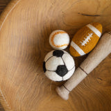 Felt Newborn Sports Props: Football, Rugby and Baseball Toys for Newborn Photography Props