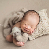 Newborn Crochet Pillow, Newborn Photo Pillow, Newborn Photography Props, Newborn Props Set, Newborn Posing Pillow, Newborn Knitted Pillow