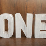 Wooden ONE Sign for First Birthday Decor,1st Birthday One Sign Party Decor for Baby Toddler Birthday,ONE Photo Prop,Personalized Wood Sign