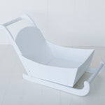 Newborn Wooden Sleigh, Newborn Red Sled, Newborn Sleigh Photo Prop, Newborn Photography Props, Christmas Newborn Photo Props