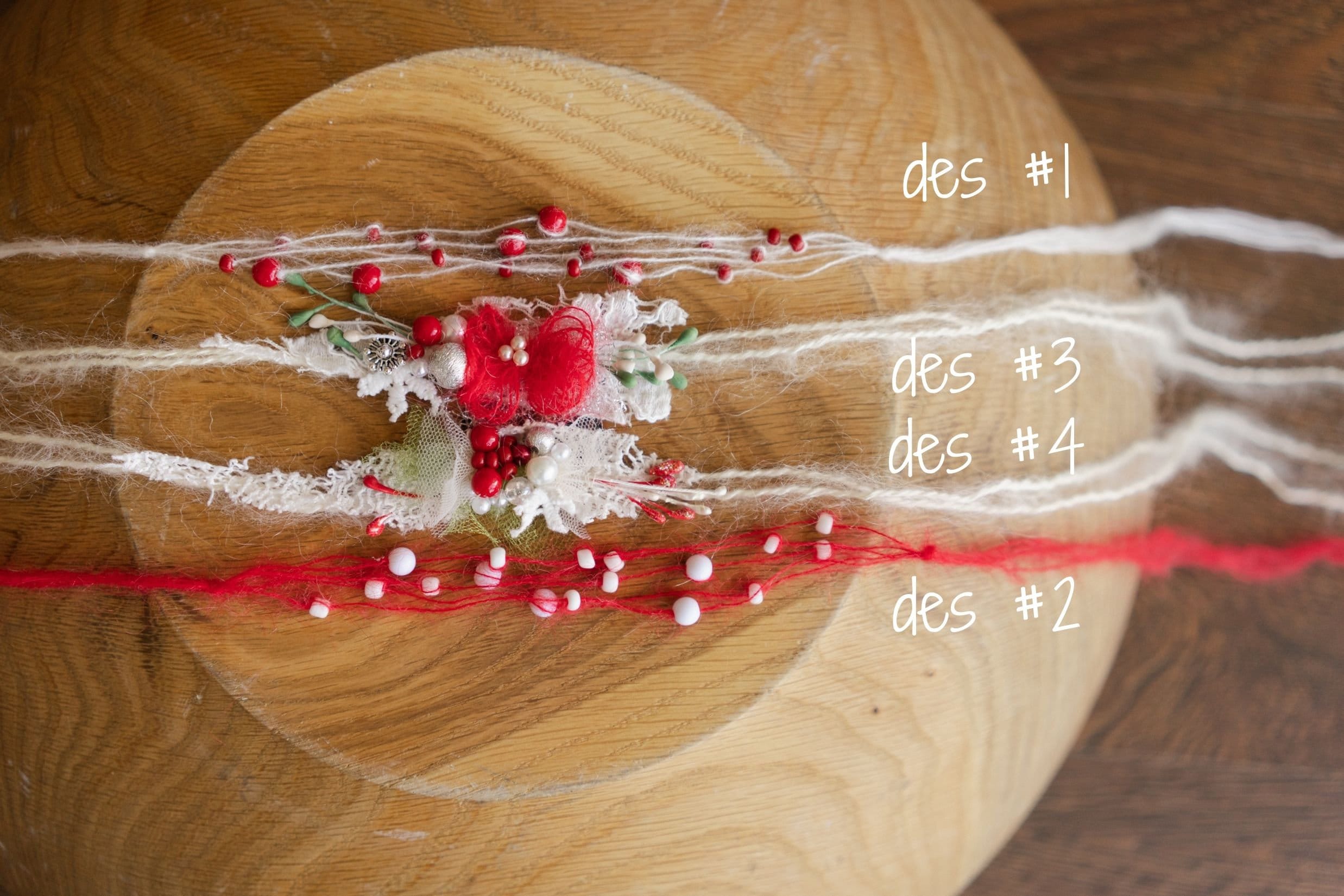 Newborn Christmas Headband Girl, Sitter Headband Girl, Newborn girl headband, Newborn photography props, Girl Newborn Headband Christmas