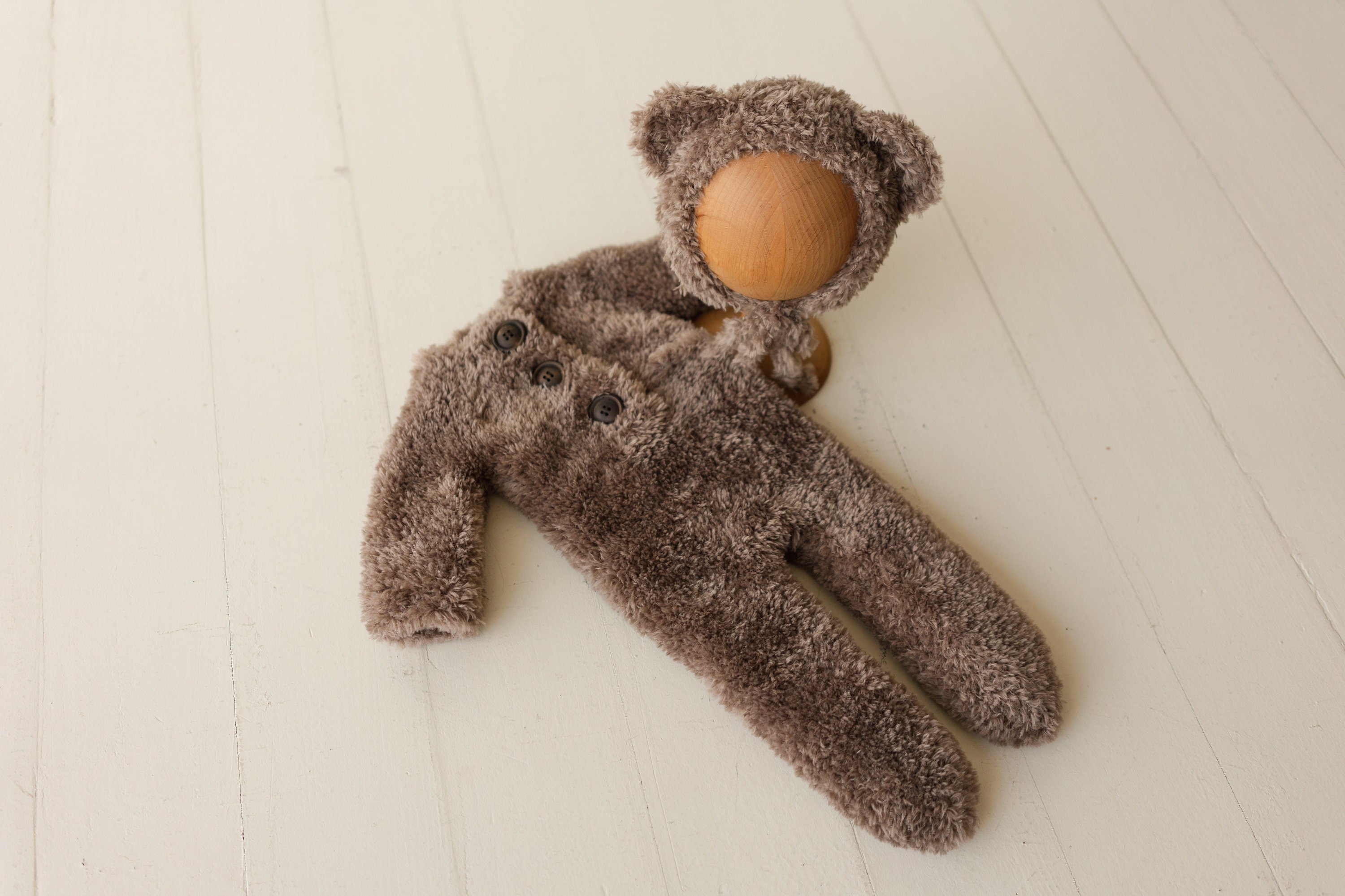 Newborn Bear Outfit, Newborn Teddy Bear Toy, Newborn Christmas Outfit, Knitted Newborn Teddy Bear Outfit Boy, Newborn Photography Props Set