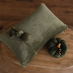 Newborn Velvet Pumpkin Set,Newborn Posing Pillow Prop,Newborn Pumpkin Decor,Newborn Photography Props Set,Velvet Pumpkin Fall Decor Autumn