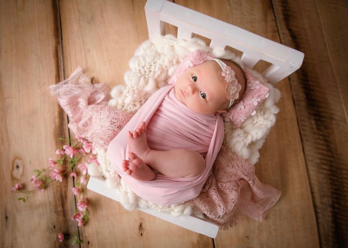 Newborn Photography Bed, Real Wood Newborn Bed Prop, Newborn Photography Props, Newborn Wooden Bed, Newborn Photo Prop, Newborn Chair Prop