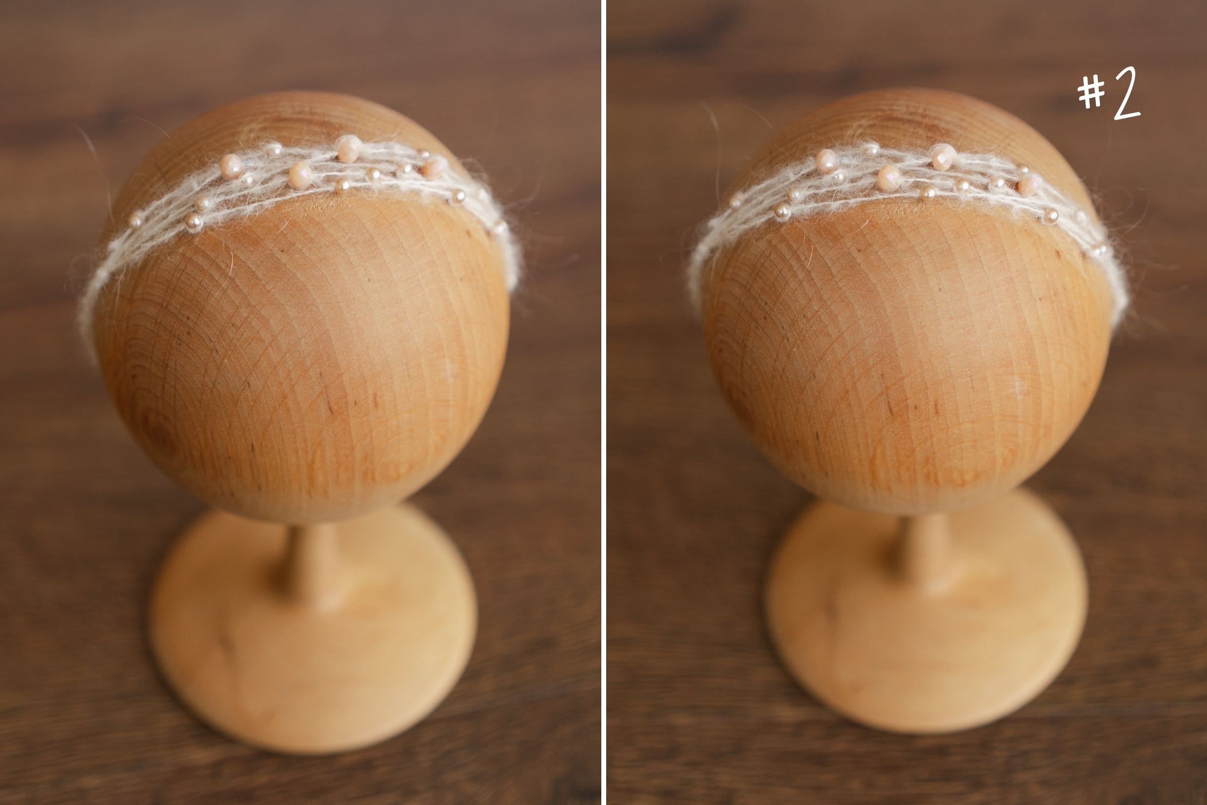 Newborn Beaded Headband Girl, Newborn Headband for Photography, Newborn Tieback, Newborn girl headband with pearl, Newborn photography prop