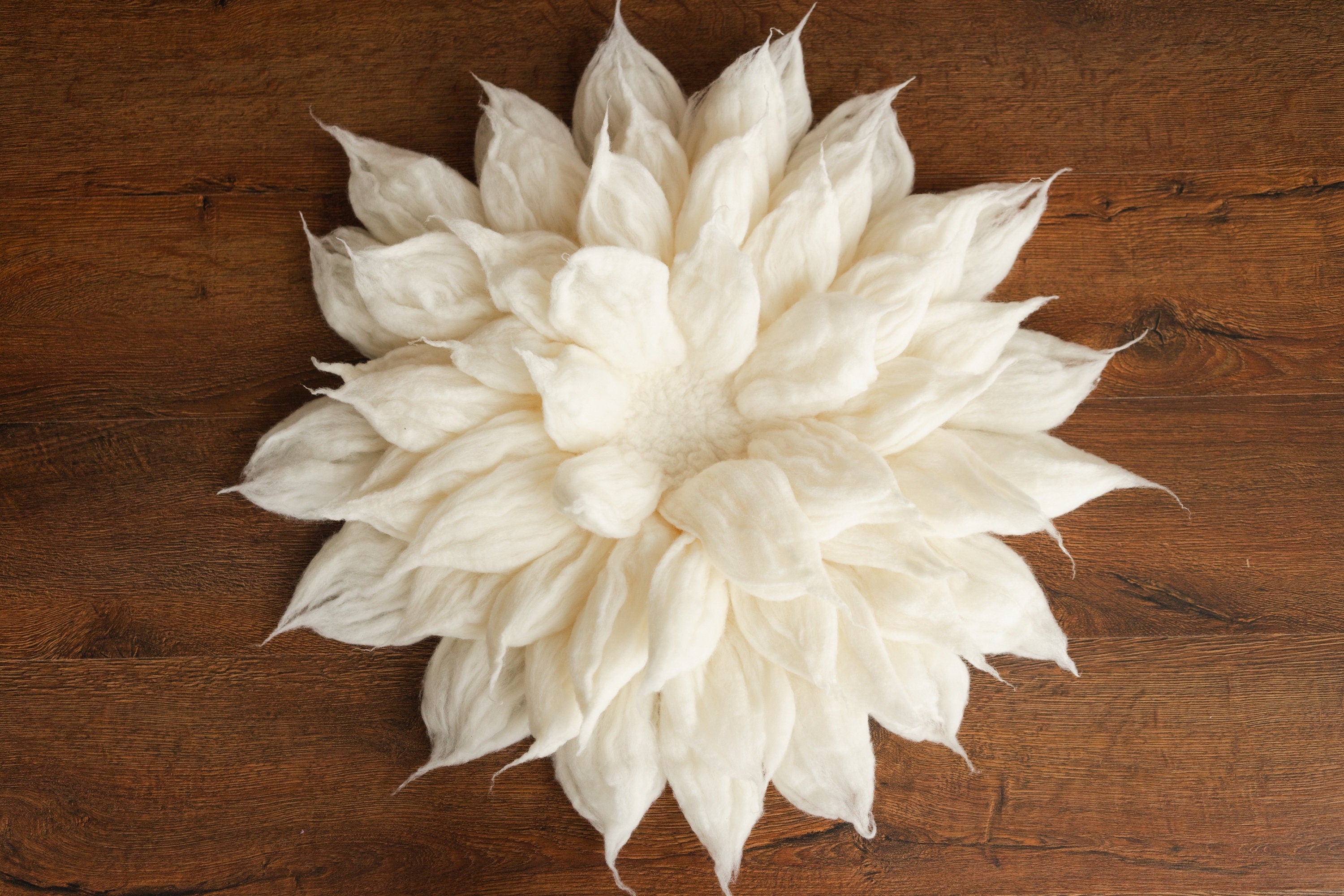 Flower Newborn Merino Wool Felted Rug, Newborn Photography props, Newborn Felted Props Set, Newborn Merino Wool Blanket Flower Girl