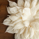 Flower Newborn Merino Wool Felted Rug, Newborn Photography props, Newborn Felted Props Set, Newborn Merino Wool Blanket Flower Girl