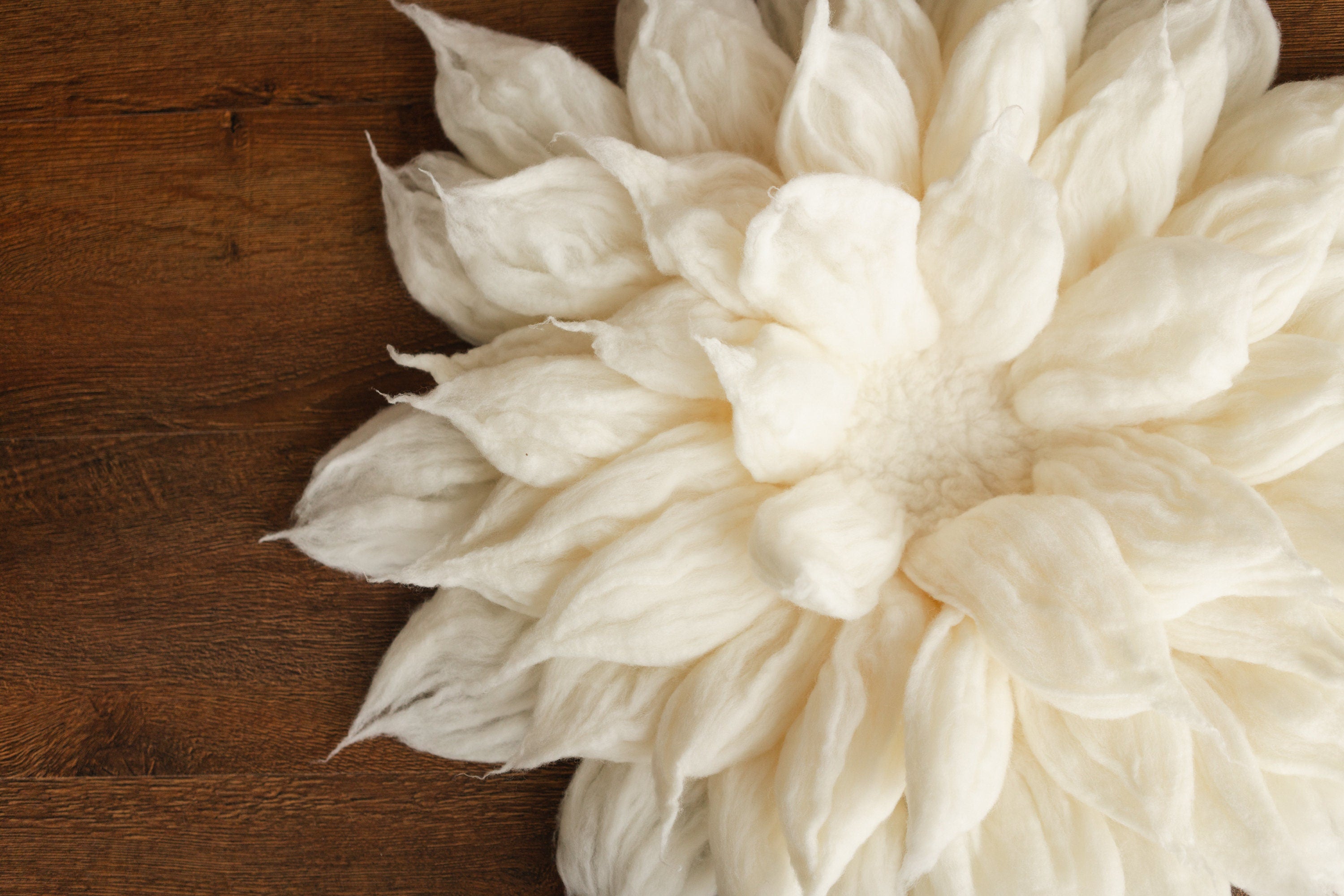 Flower Newborn Merino Wool Felted Rug, Newborn Photography props, Newborn Felted Props Set, Newborn Merino Wool Blanket Flower Girl