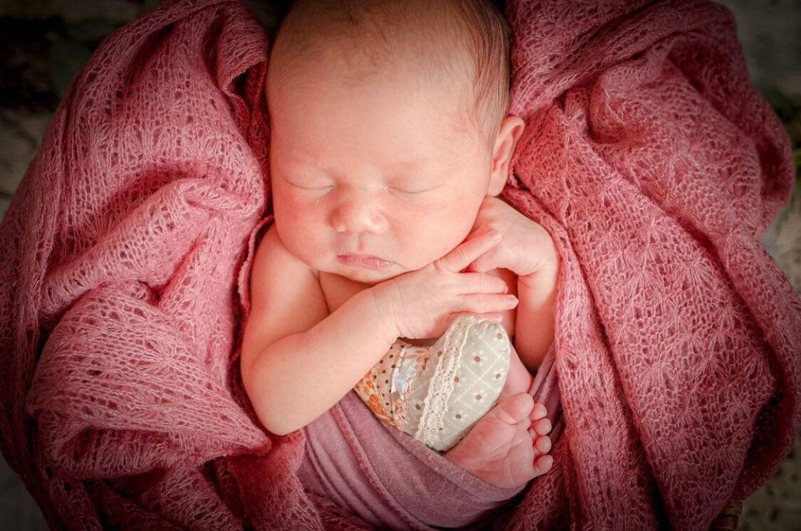 Newborn Patchwork Heart Toy,Newborn Heart Photo Prop,Newborn Photography Props,Newborn Props for Photography,Newborn Fabric Patch Work Layer